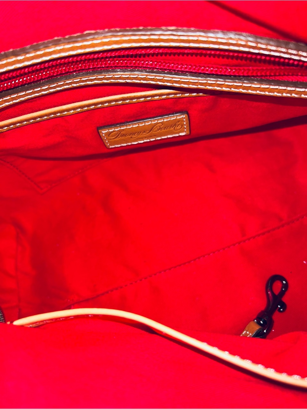 Dooney & Bourke Pebble Leather Shoulder Bag - Picture 6 of 6